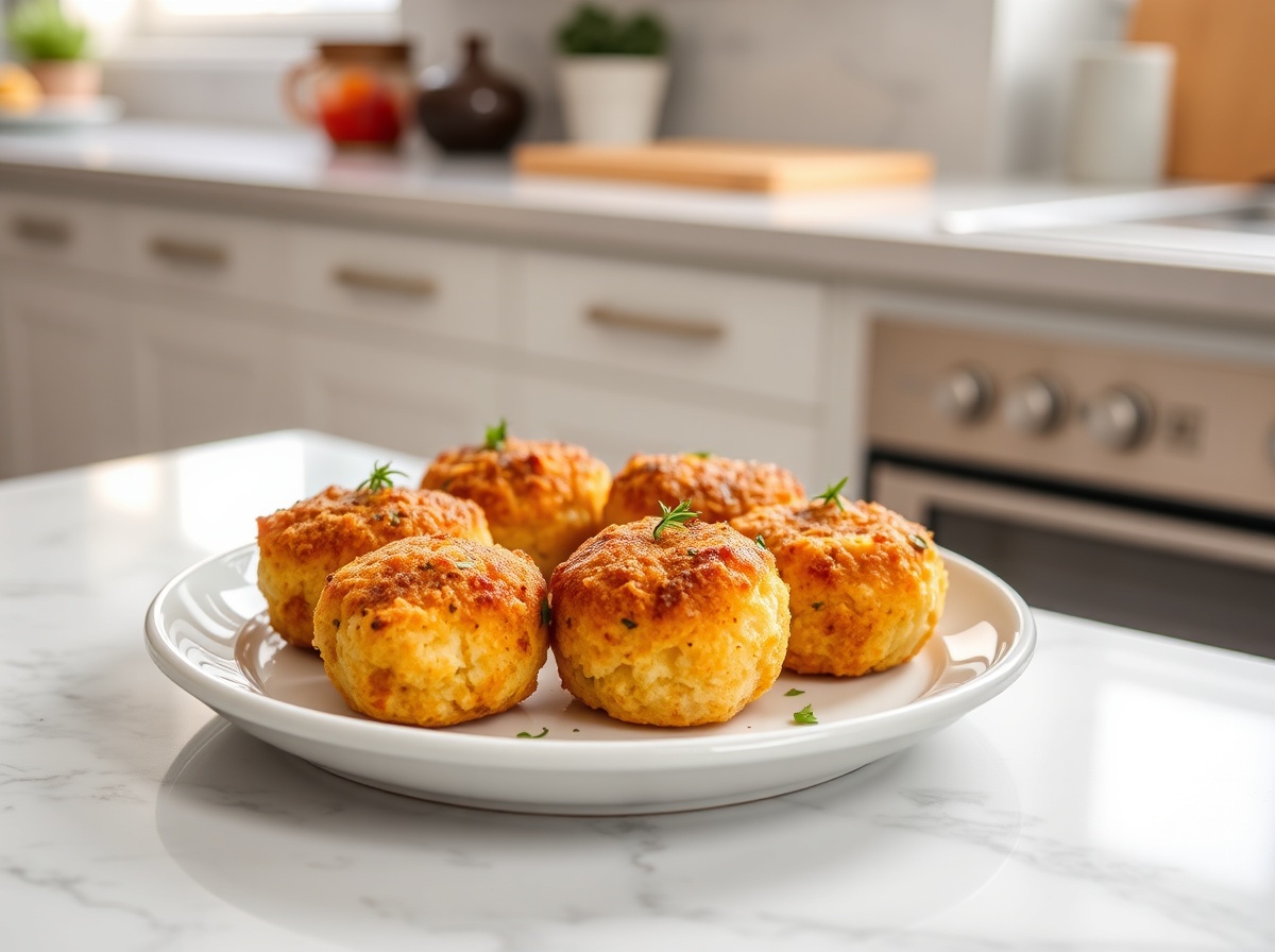 Croquettes de crabe au Airfryer, croustillantes et savoureuses