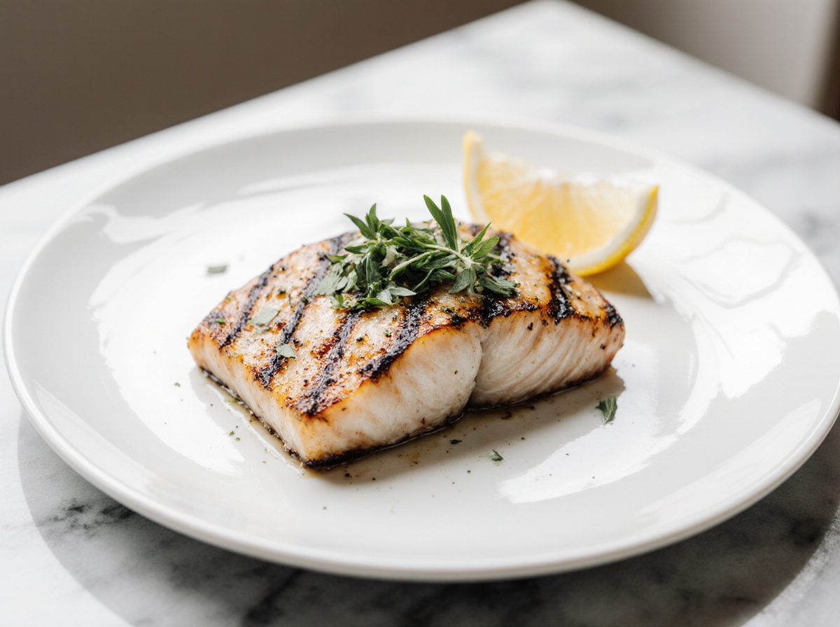 Esadron grillé au Airfryer, savoureux et juteux