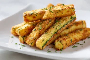 Frites de courgettes au Airfryer, croustillantes et savoureuses
