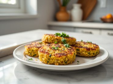Galettes de quinoa au Airfryer, croustillantes et savoureuses