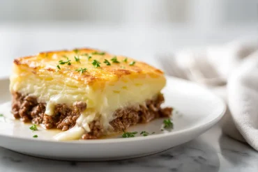 Savoureux hachis parmentier au Airfryer, doré à souhait.