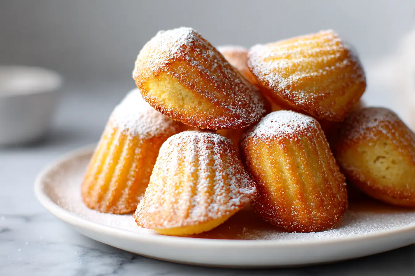 Madeleines moelleuses en Airfryer, délicates et parfumées