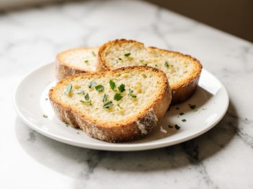 Pain à l'ail au Airfryer, croustillant et parfumé