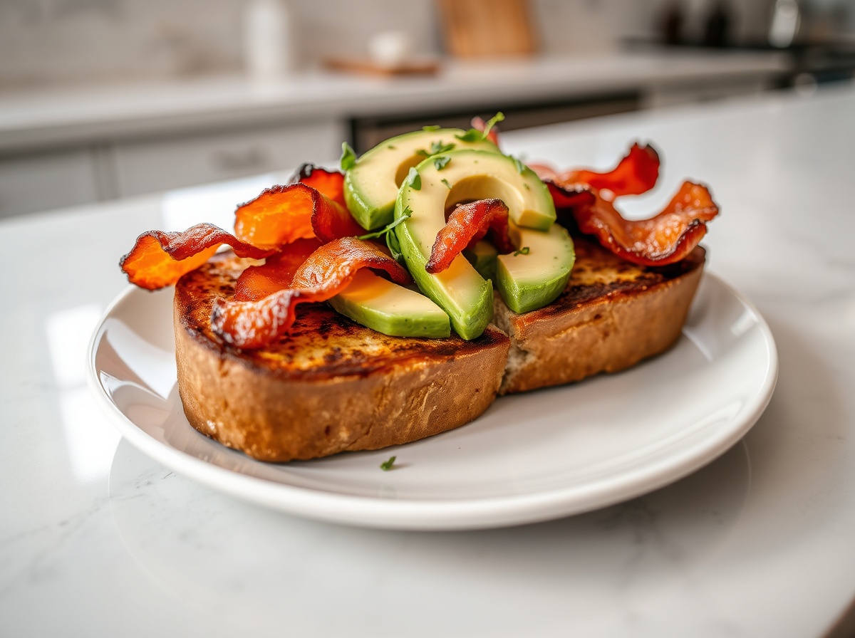 Pain perdu salé au Airfryer, croustillant et savoureux