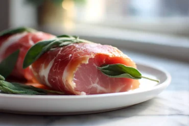 Savoureux saltimbocca cuisiné à l'Airfryer, tendre et parfumé