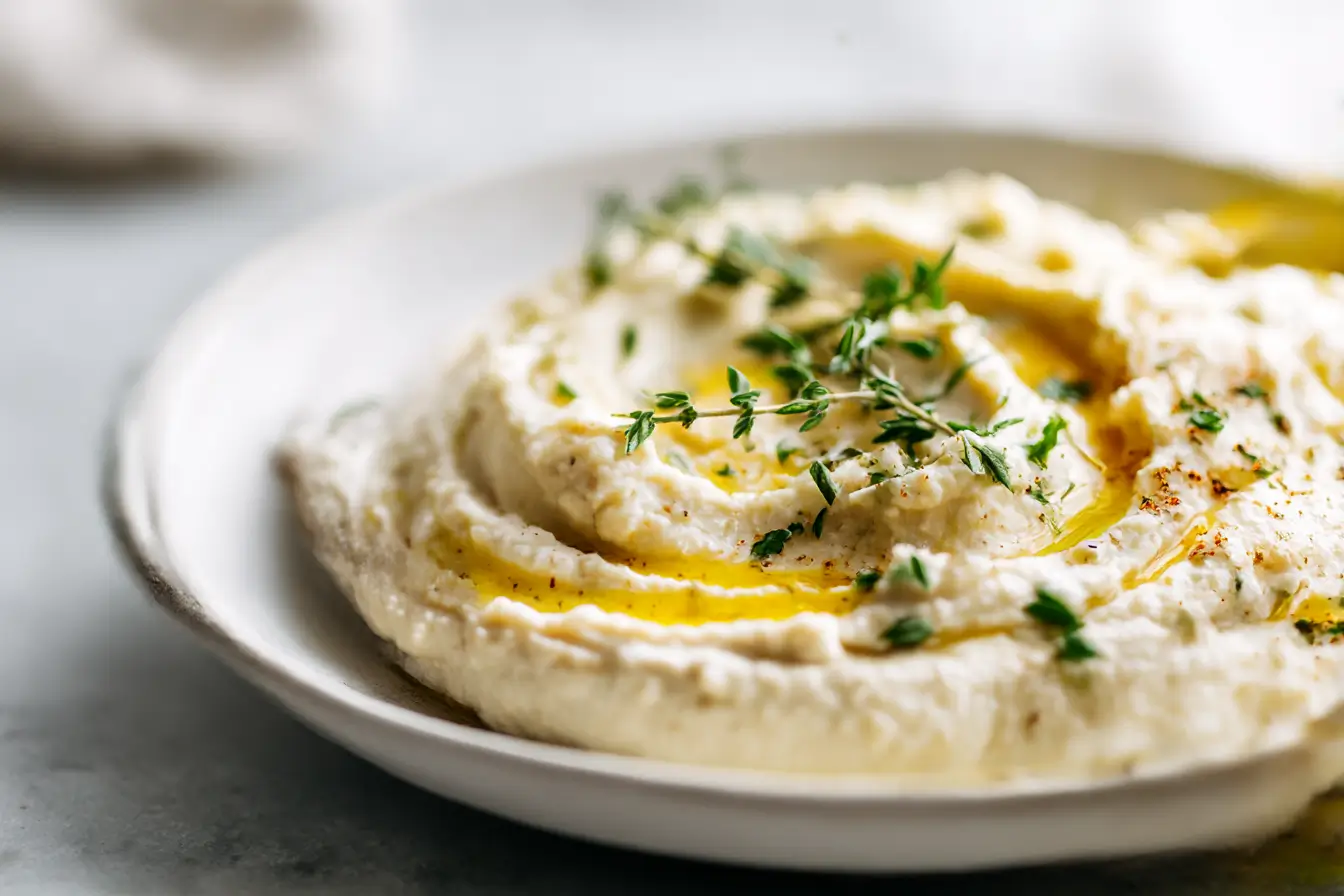 Savoureuse tartinade de haricots blancs au Airfryer, légère et crémeuse