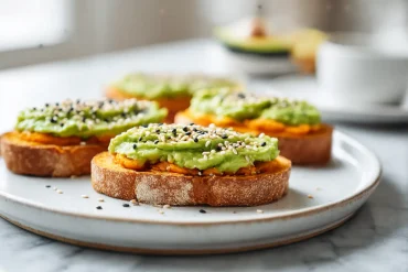 Toasts de patate douce au Airfryer, croustillants et savoureux