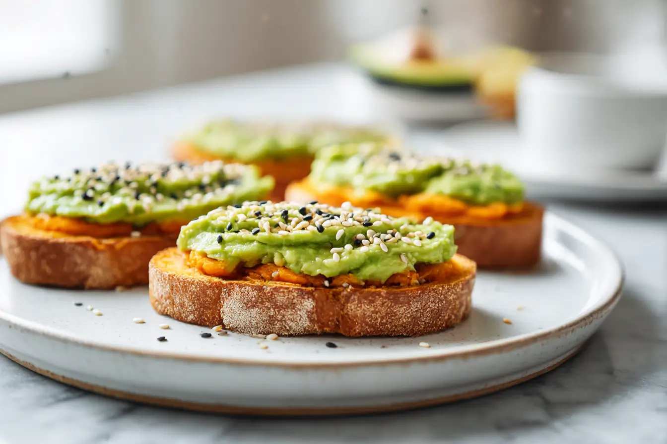 Toasts de patate douce au Airfryer, croustillants et savoureux