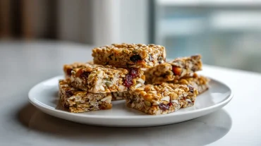 Barres céréales croustillantes en Airfryer, parfaites pour le petit déjeuner