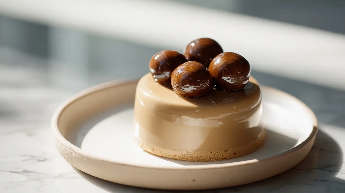 Délicieux bavarois aux marrons glacés préparé en Airfryer