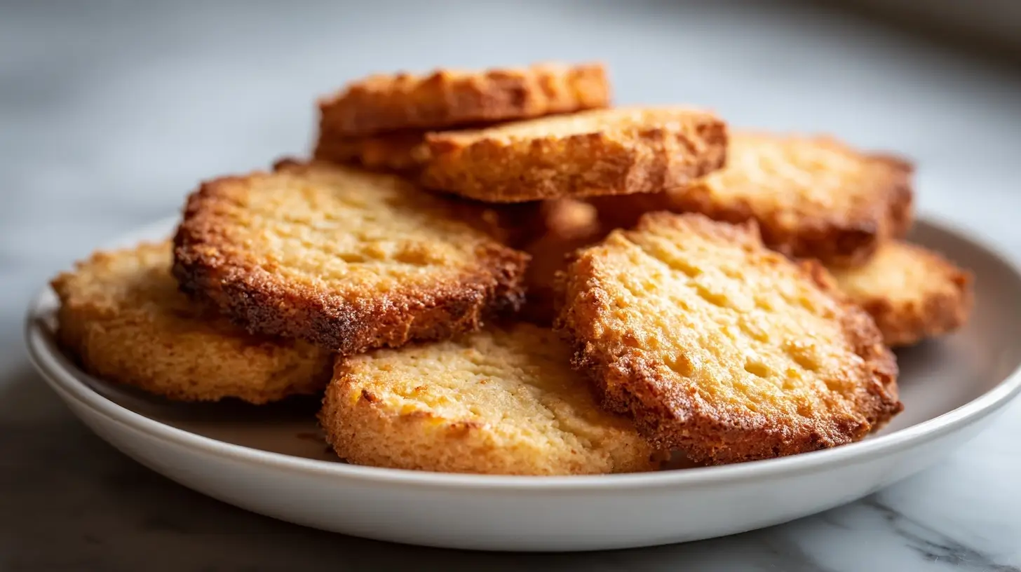 Délicieux biscuits sablés bretons cuits à l’Airfryer, croustillants et fondants.
