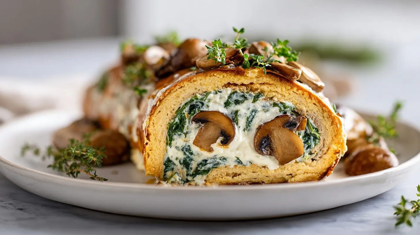 Bûche de Noël salée au Airfryer, délicieuse et festive