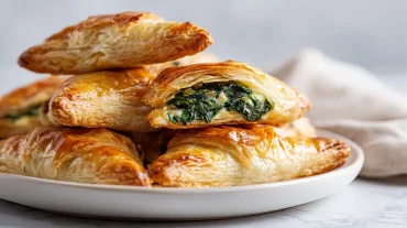 Chaussons épinards ricotta en Airfryer, croustillants et savoureux