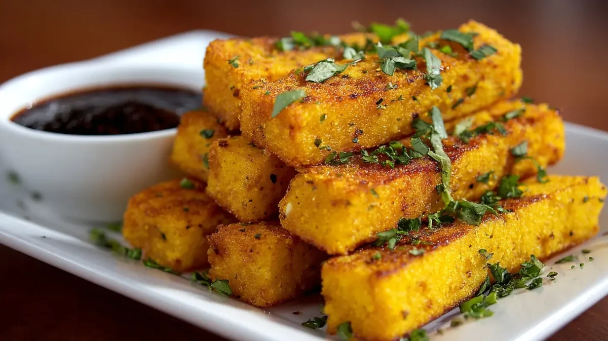Frites de polenta au Airfryer, croustillantes et savoureuses