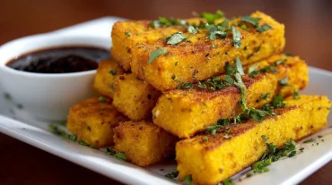 Frites de polenta au Airfryer, croustillantes et savoureuses