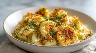 Gratin de topinambours au Airfryer, crémeux et savoureux