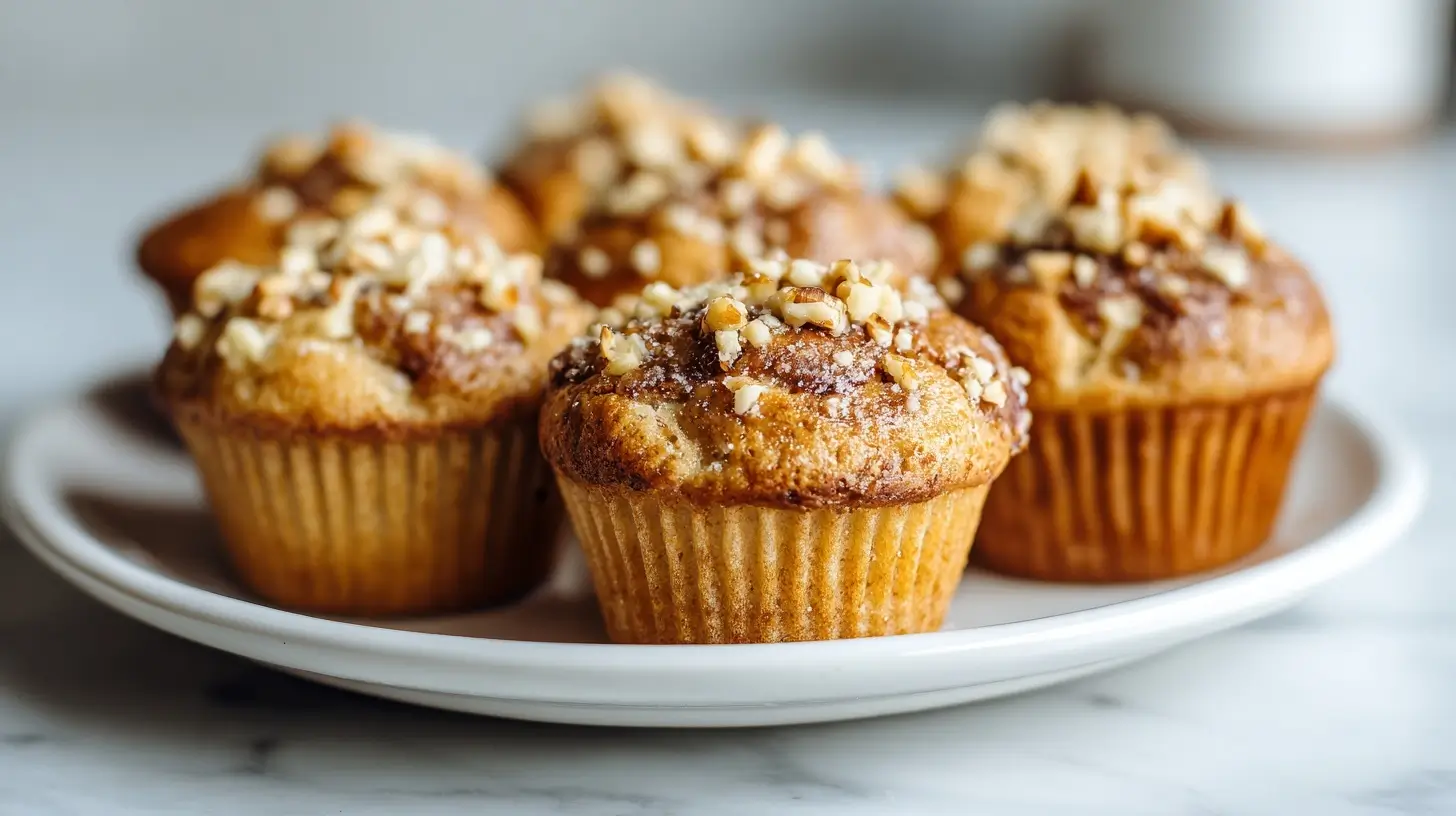 Muffins aux noix en Airfryer, moelleux et savoureux