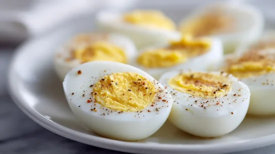 Œuf dur au Airfryer, parfait pour une collation saine