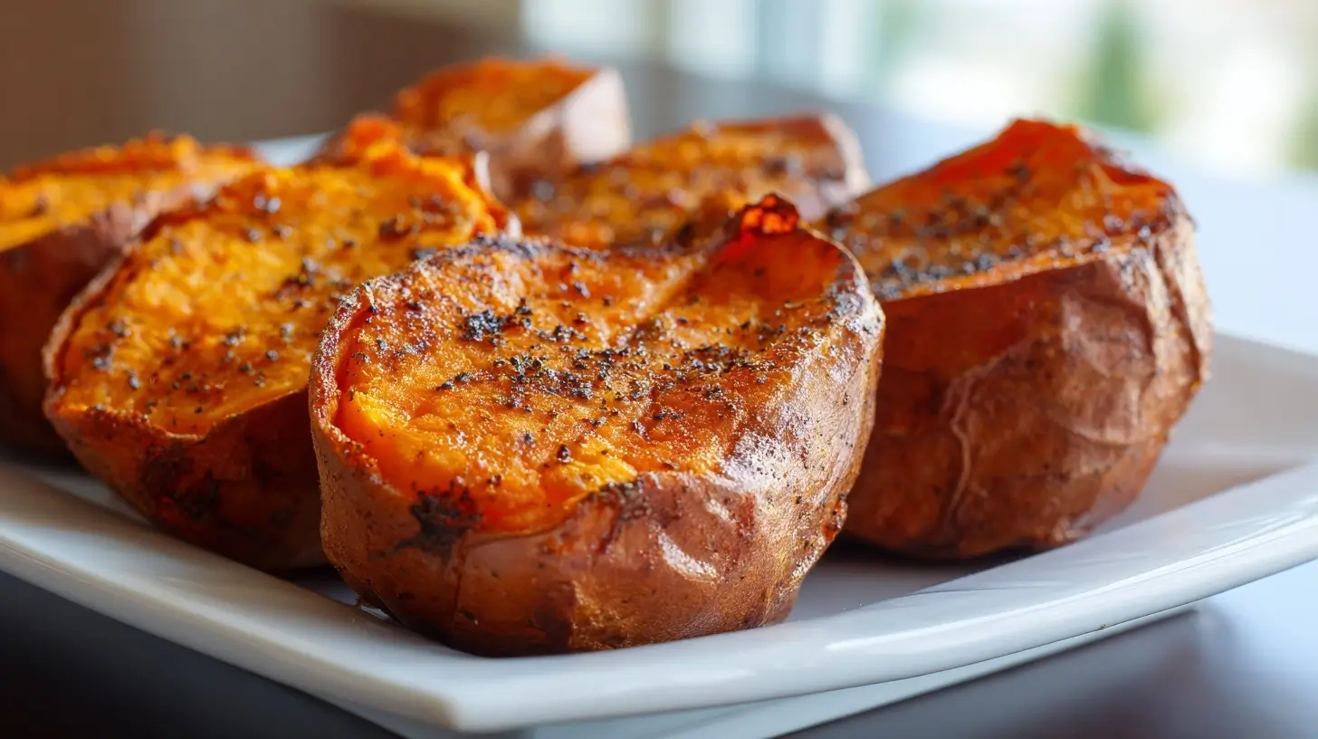 Patates douces entières au Airfryer, tendres et savoureuses