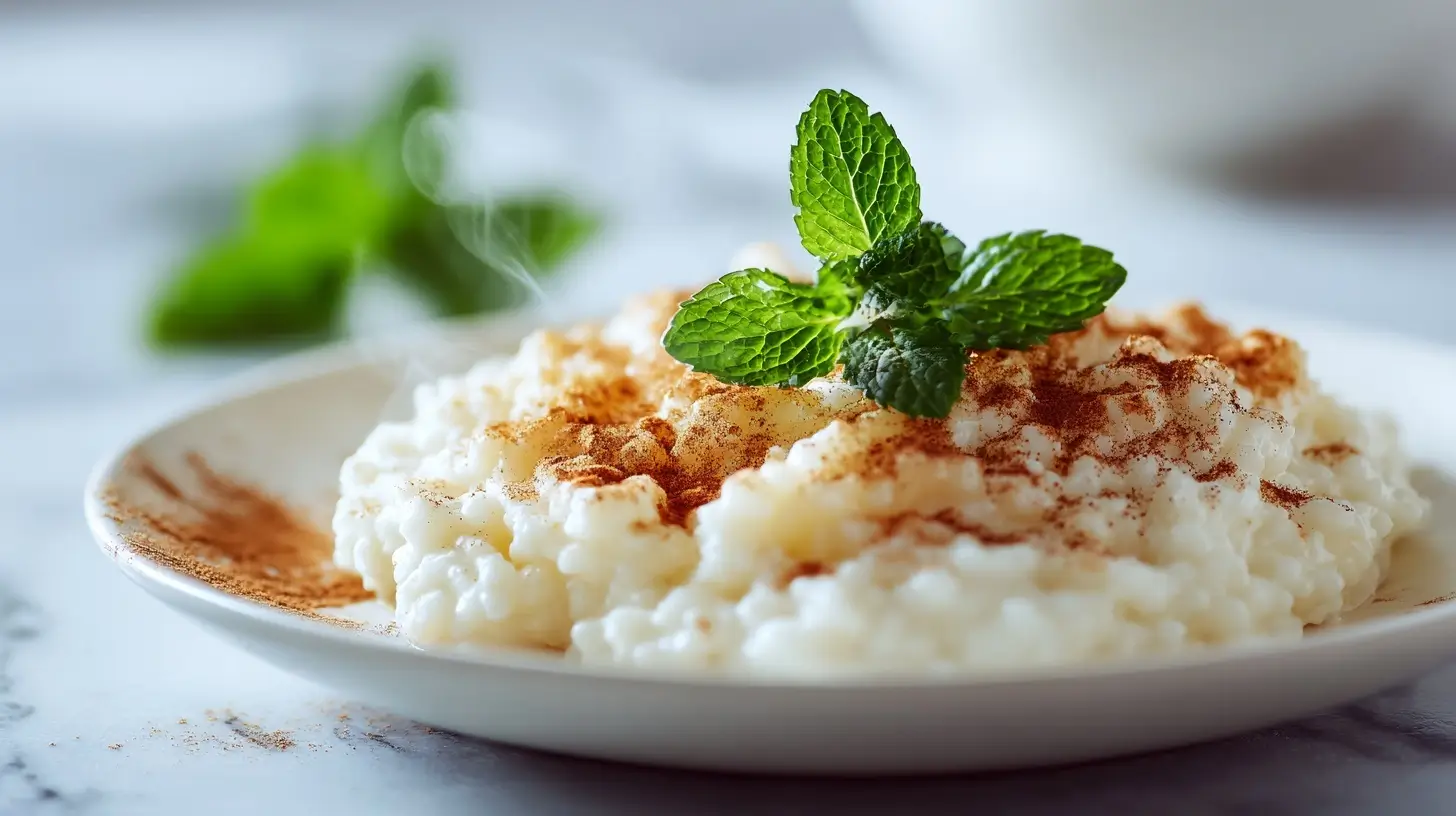 Riz au lait à l’ancienne préparé en Airfryer, crémeux et savoureux