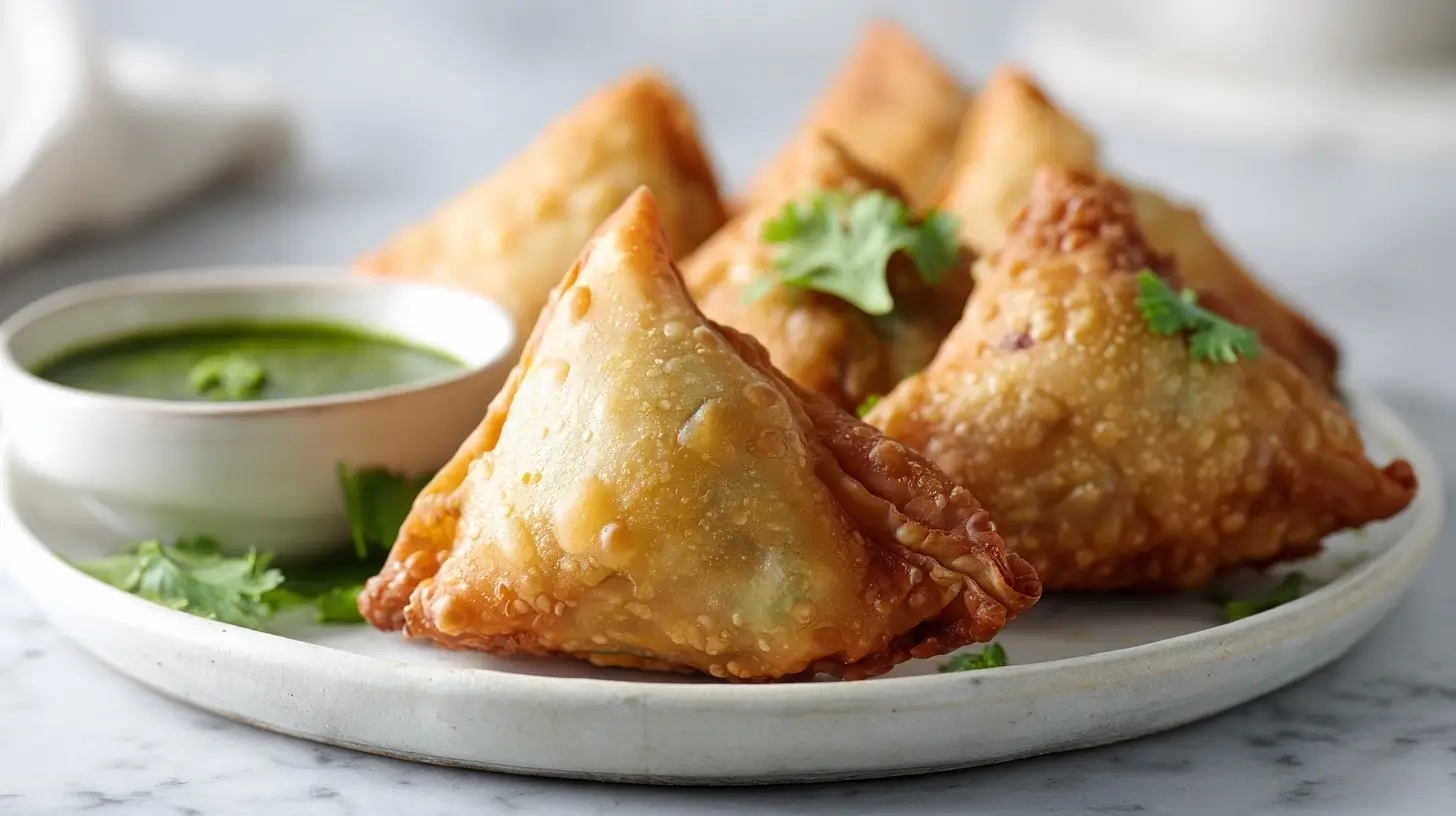 Samosas aux légumes en Airfryer, croustillants et savoureux