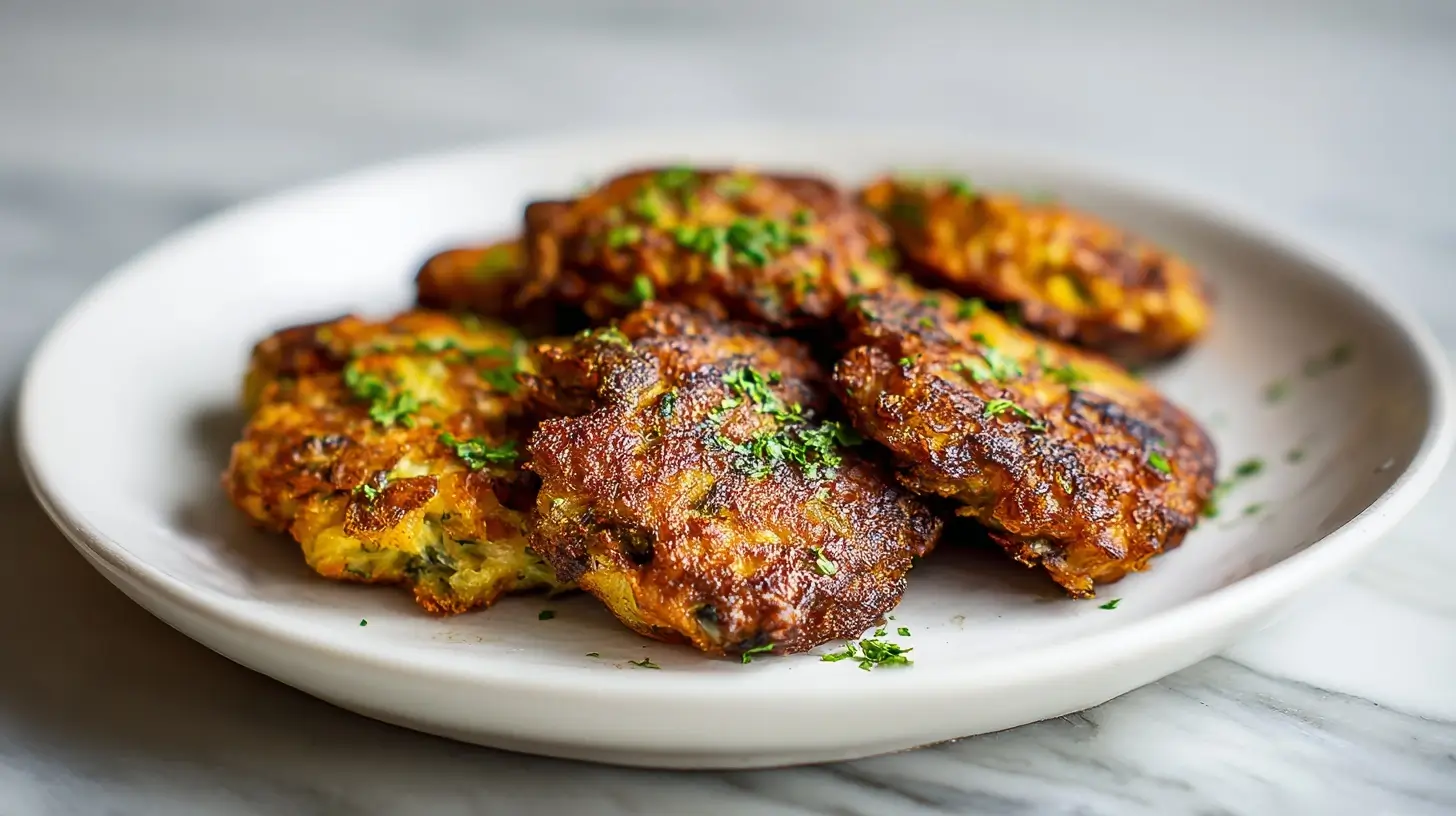 Beignet d'aubergine croustillant en Airfryer, savoureux et léger