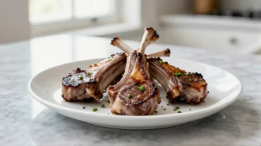 Côte d'agneau en Airfryer, juteuse et savoureuse
