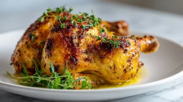 Cuisson coquelet en Airfryer, juteux et croustillant