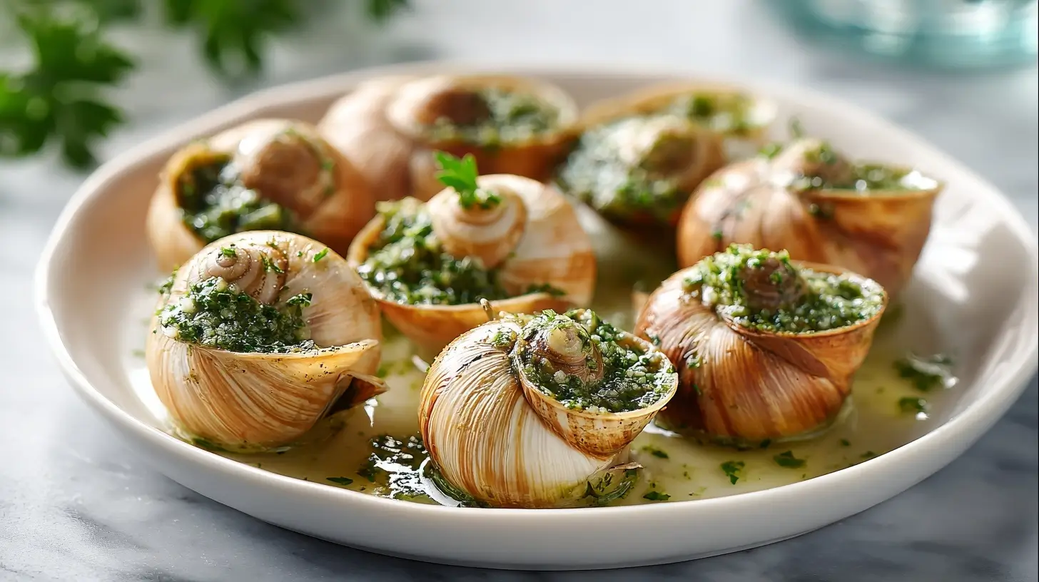 Escargots cuisinés en Airfryer, savoureux et bien dorés
