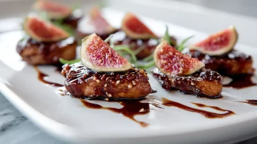 Foie gras poêlé au Airfryer, savoureux et croustillant.