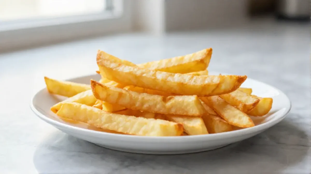 Frites surgelées croustillantes en Airfryer, légères et dorées