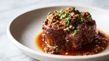 Osso bucco préparé en Airfryer, tendre et savoureux
