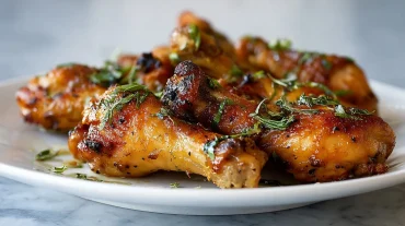 Pilon de poulet croustillant en Airfryer, savoureux et doré.
