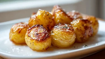 Pommes de terre grenaille au sel aromatisé, croustillantes et délicieuses en Airfryer.