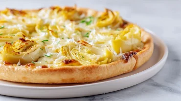Tarte fine aux endives et comté préparée en Airfryer, croquante et savoureuse
