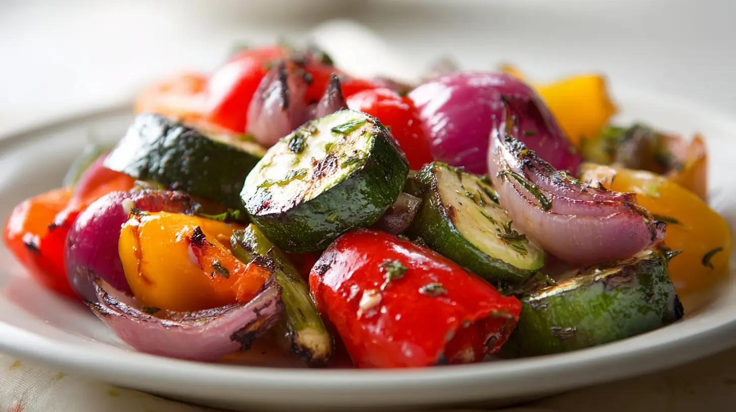 Légumes croustillants cuits en Airfryer, colorés et savoureux