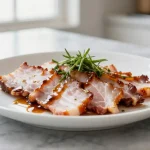 Délicieuse poitrine de porc cuite à l'Airfryer, croustillante et juteuse