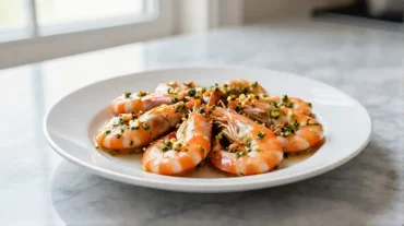 Savoureuses crevettes croustillantes en Airfryer, prêtes à régaler vos papilles.
