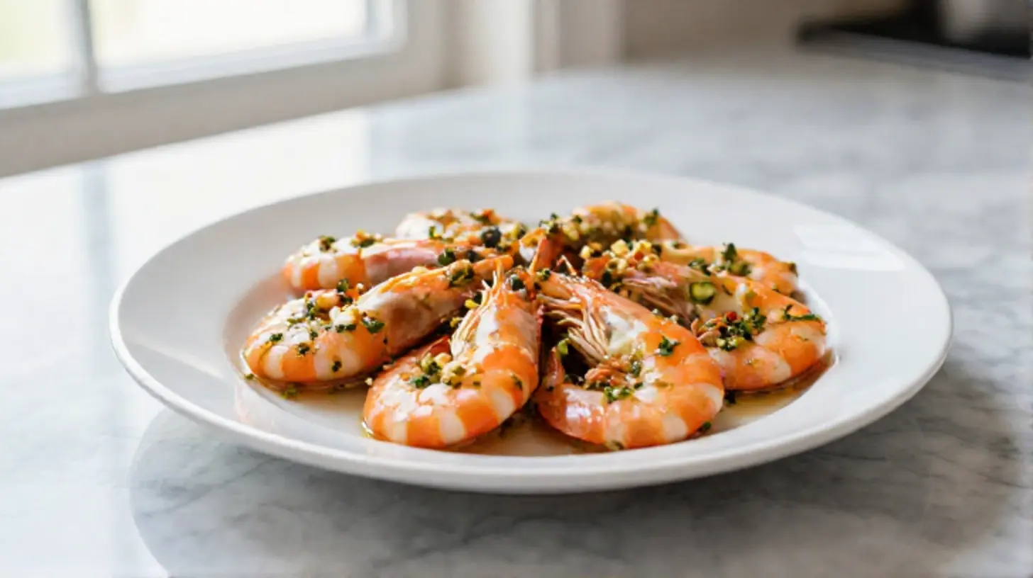 Savoureuses crevettes croustillantes en Airfryer, prêtes à régaler vos papilles.