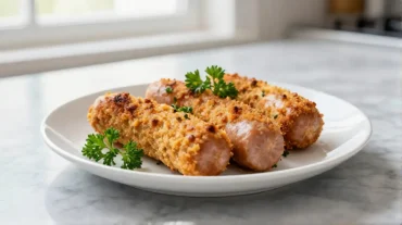 Fricadelle croustillante en Airfryer, savoureuse et sans gras