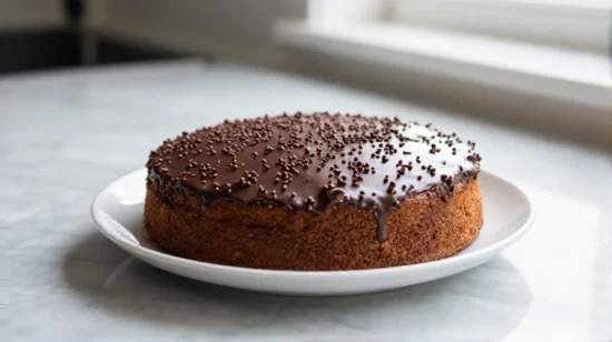 Un délicieux gâteau cuit à l'Airfryer, moelleux et parfumé.