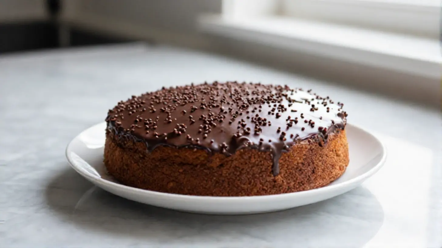 Un délicieux gâteau cuit à l'Airfryer, moelleux et parfumé.