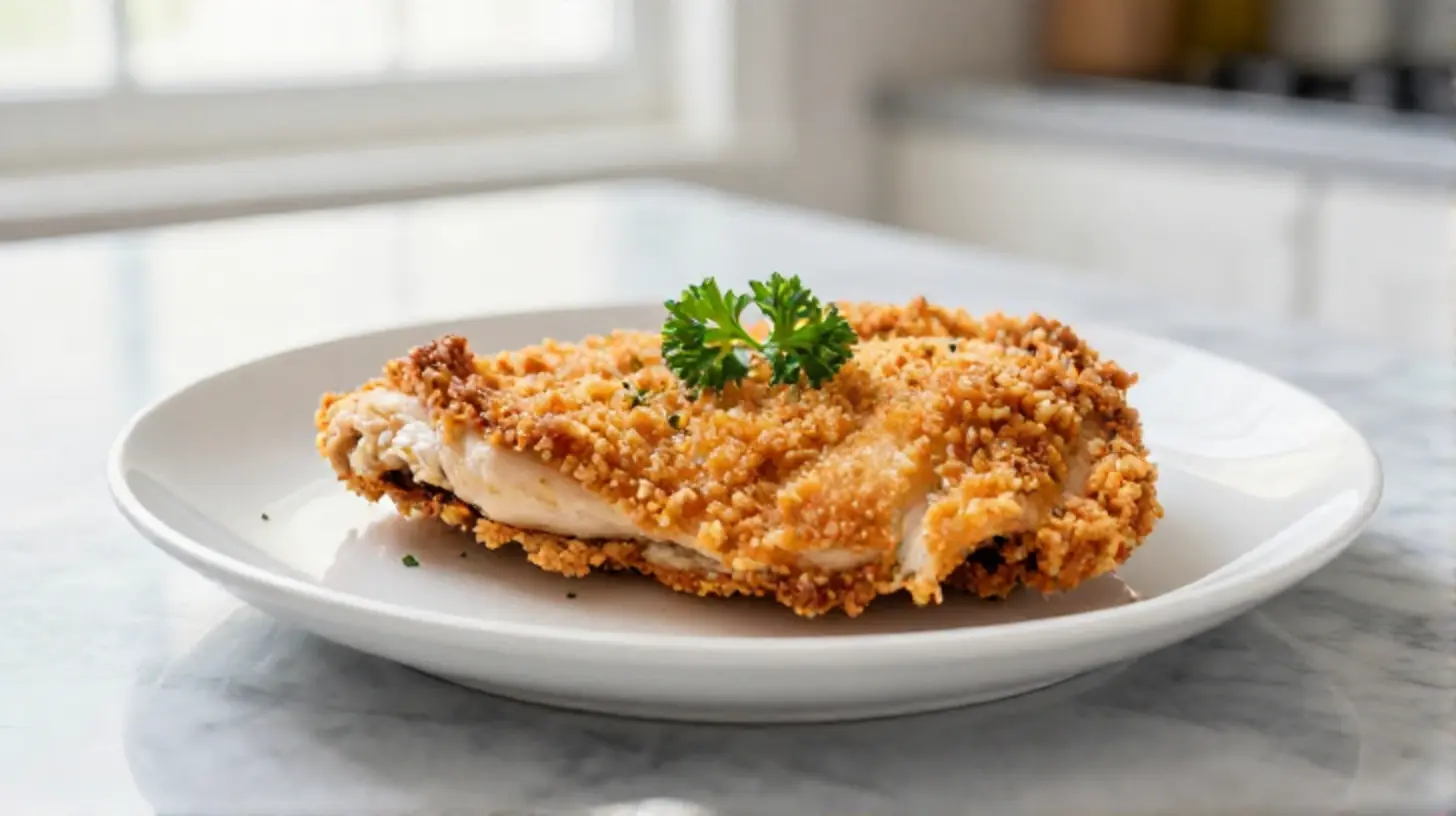 Escalope de poulet en Airfryer, croustillante et savoureuse