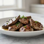 Foie de volaille cuit en Airfryer, savoureux et juteux