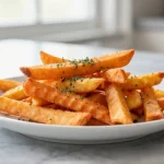 Frites de carotte croustillantes en Airfryer, dorées et savoureuses