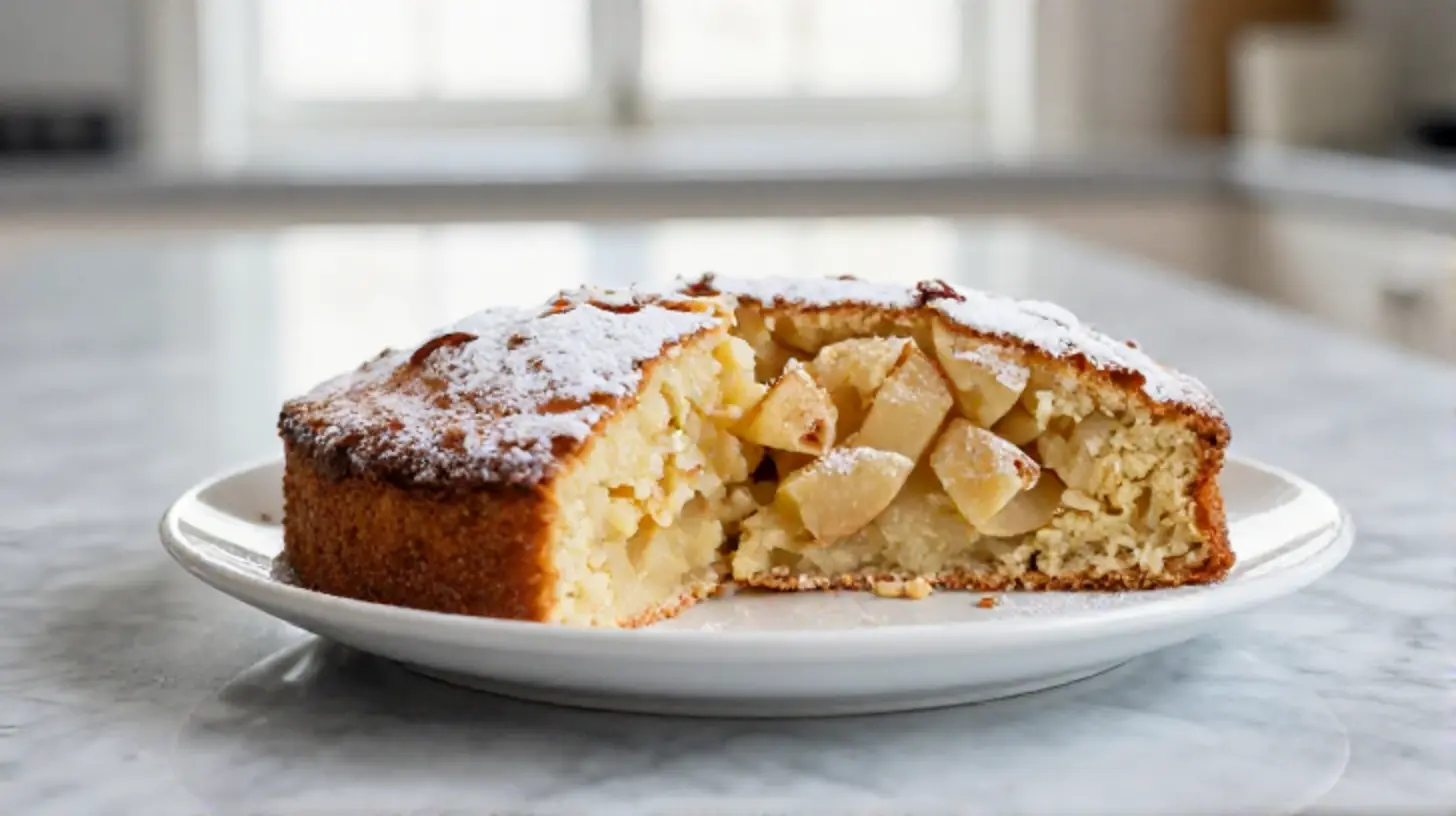 Gâteau aux pommes en Airfryer, moelleux et parfumé
