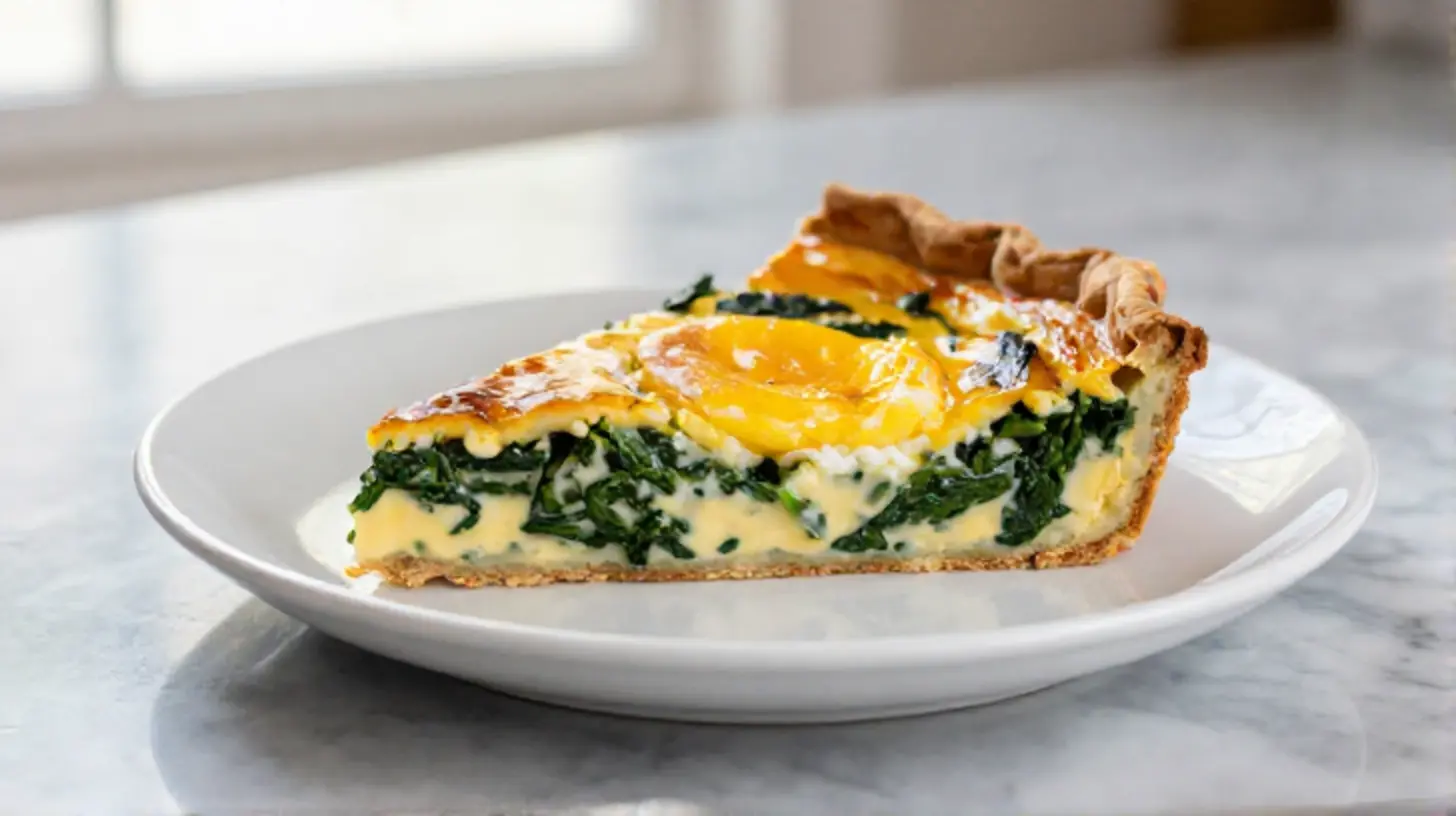 Quiche sans pâte en Airfryer, légère et savoureuse