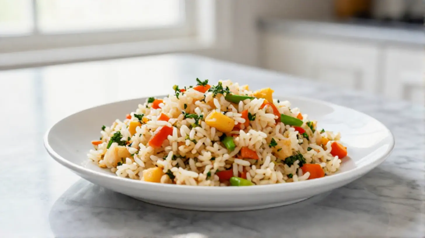 Riz parfaitement cuit en Airfryer, léger et savoureux