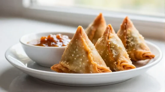 Samoussas croustillants en Airfryer, dorés à souhait