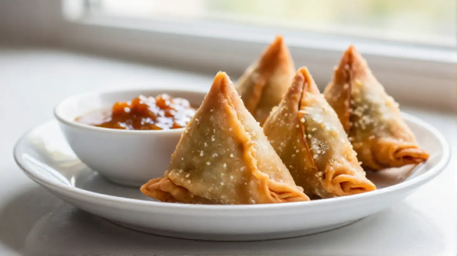 Samoussas croustillants en Airfryer, dorés à souhait